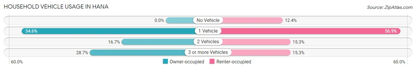 Household Vehicle Usage in Hana