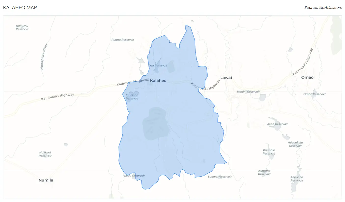 Kalaheo Map