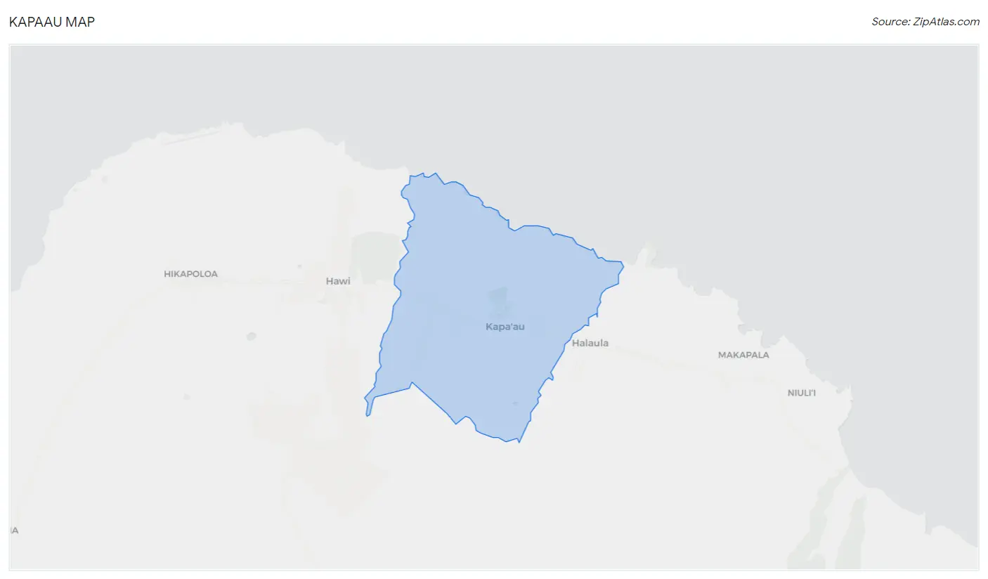 Kapaau Map