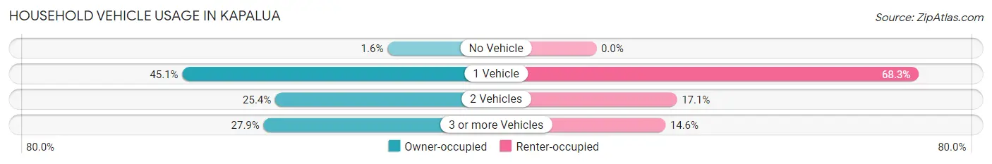Household Vehicle Usage in Kapalua