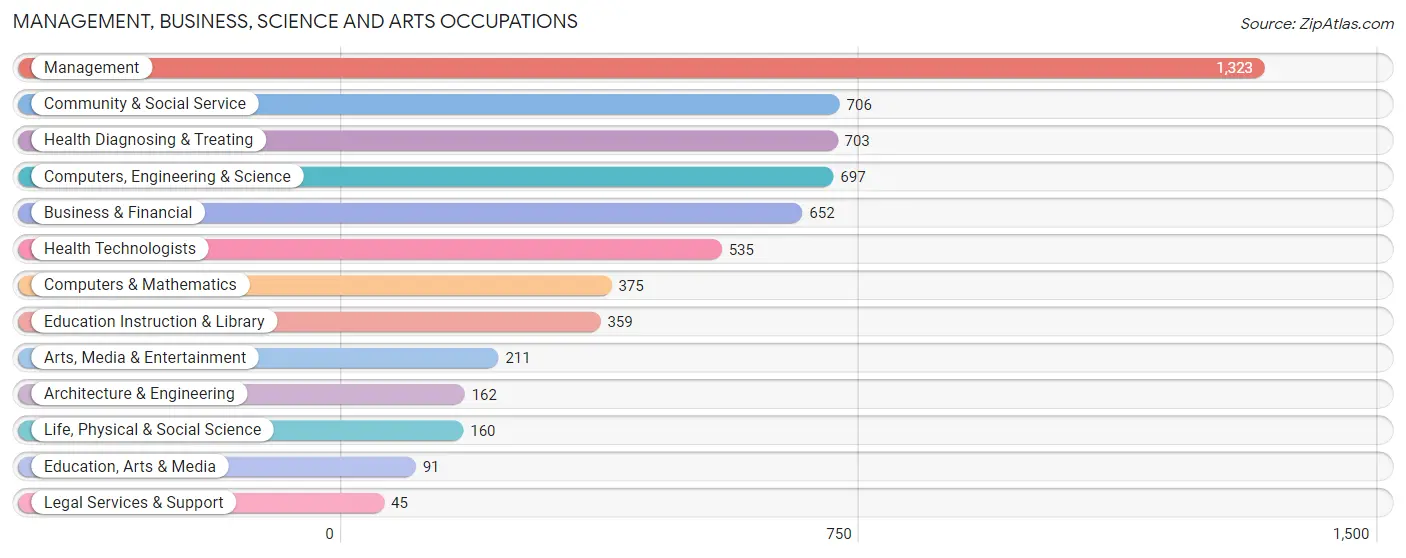 Management, Business, Science and Arts Occupations in Kapolei