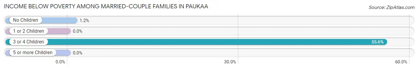 Income Below Poverty Among Married-Couple Families in Paukaa