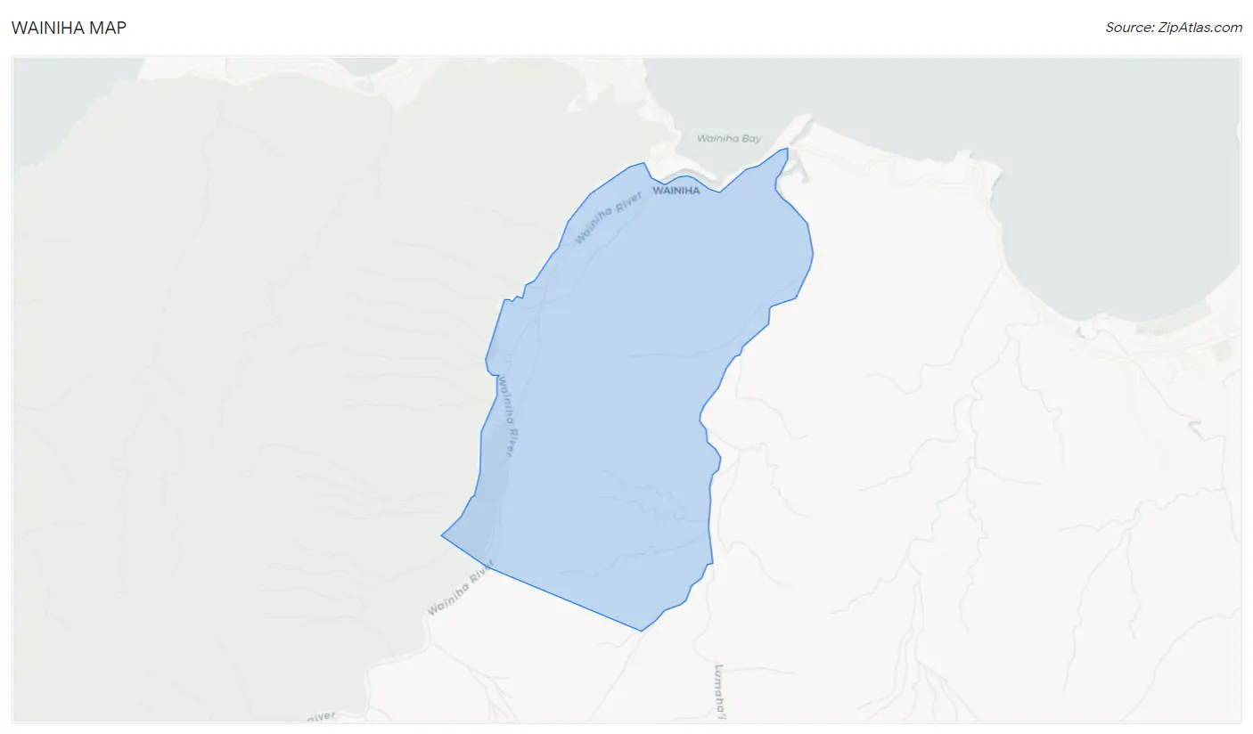 Wainiha Map