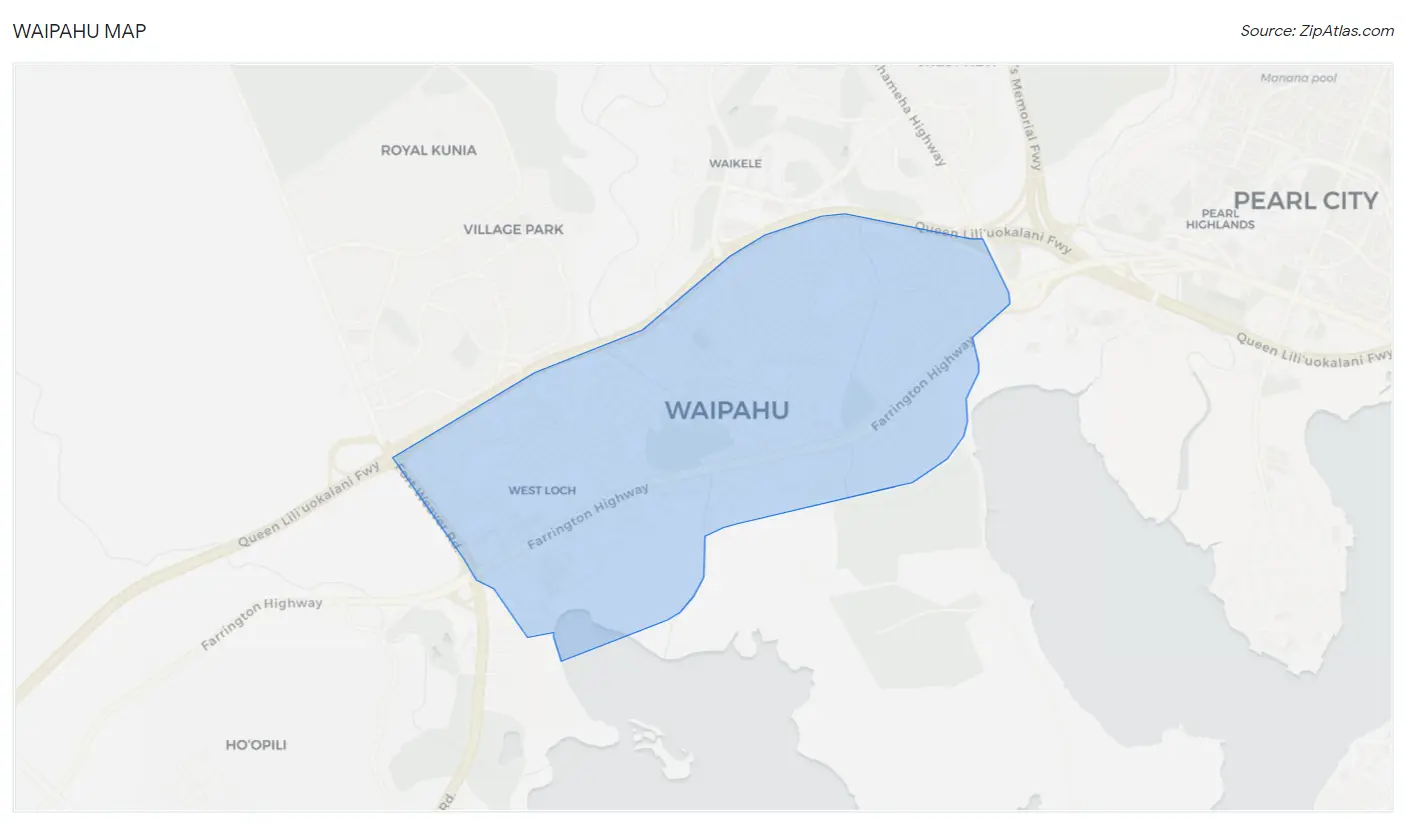 Waipahu Map