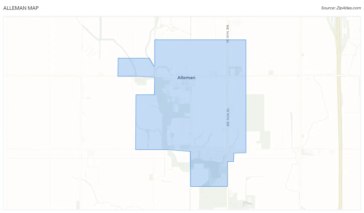 Alleman Map