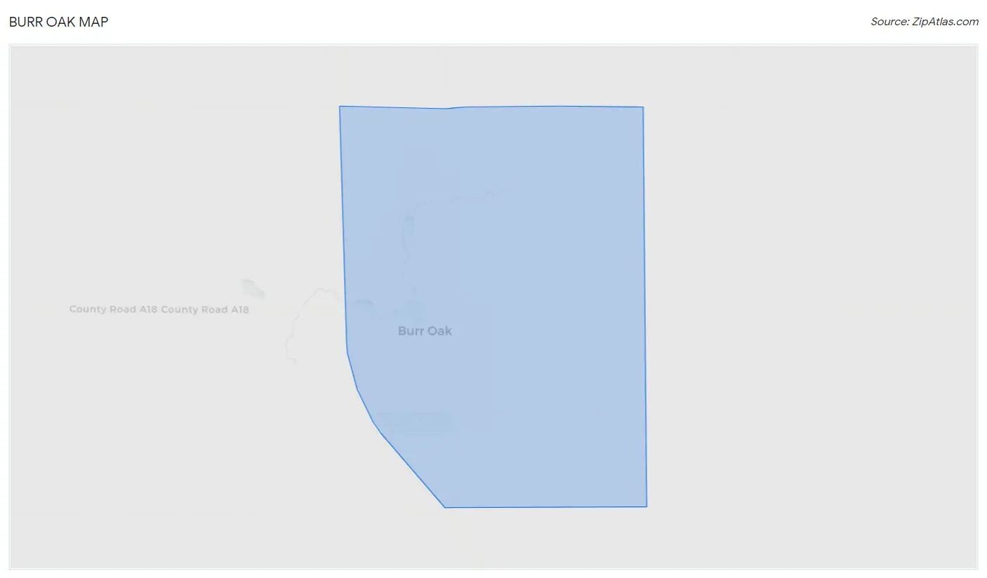 Burr Oak Map