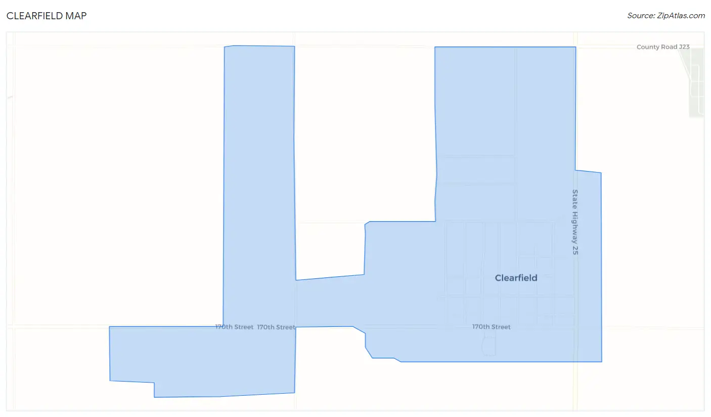 Clearfield Map