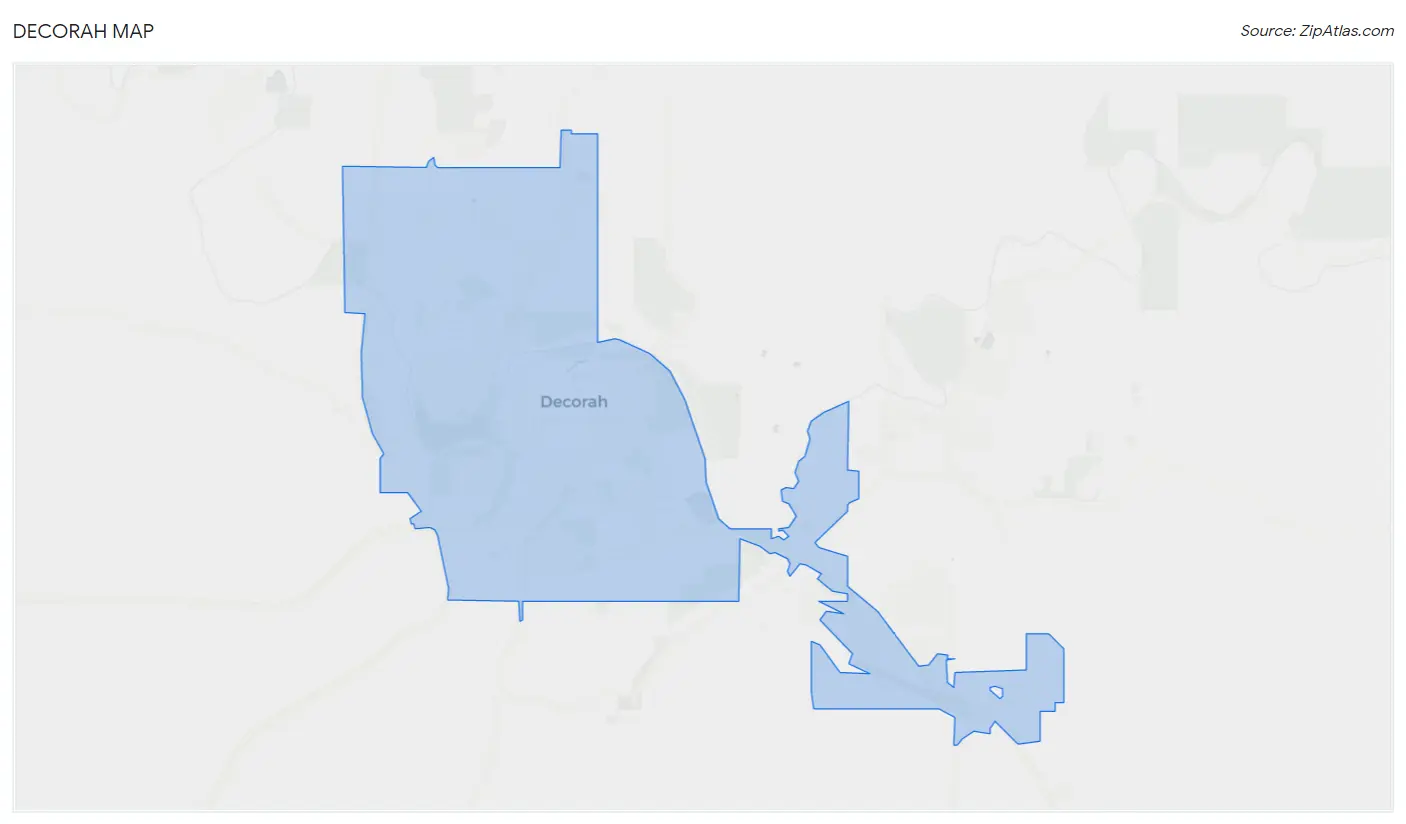 Decorah Map