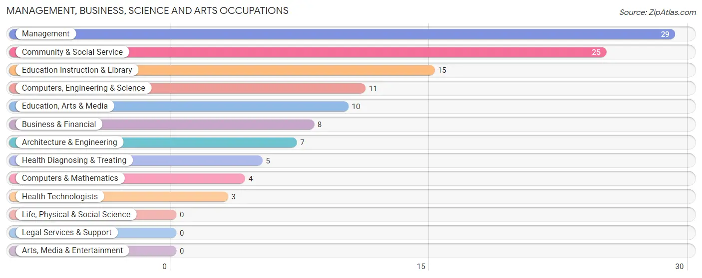 Management, Business, Science and Arts Occupations in Delhi