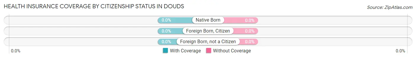Health Insurance Coverage by Citizenship Status in Douds