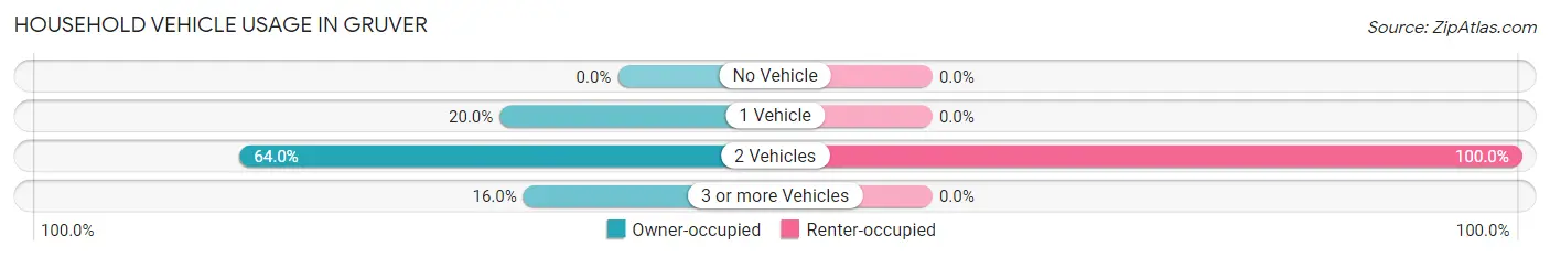 Household Vehicle Usage in Gruver