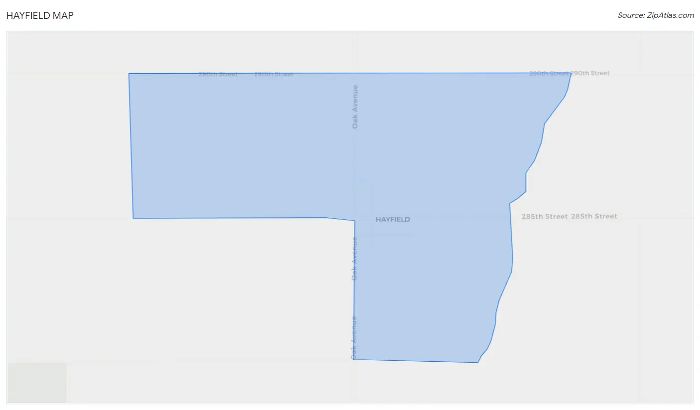 Hayfield Map