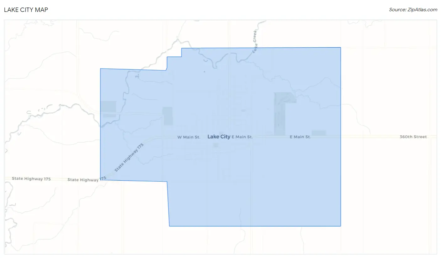 Lake City Map