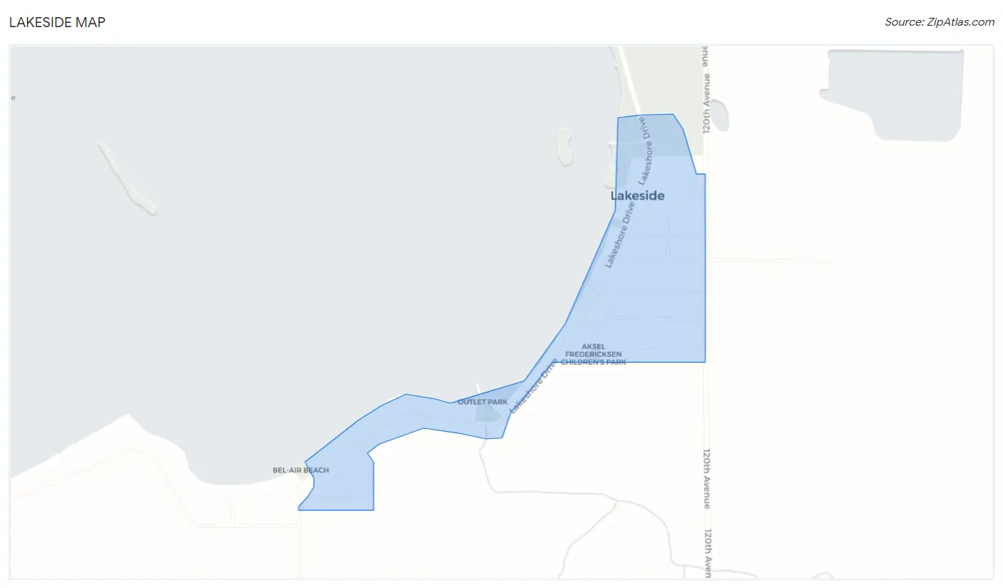 Lakeside Map