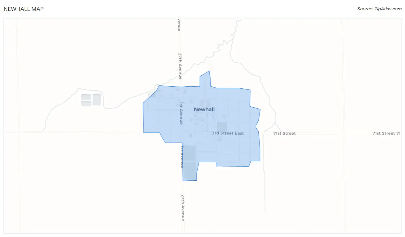 Newhall Map