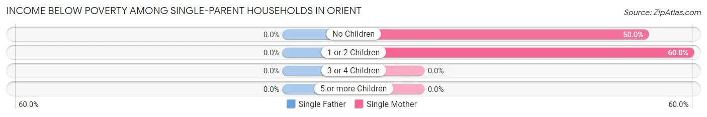 Income Below Poverty Among Single-Parent Households in Orient