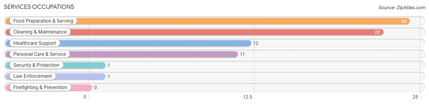 Services Occupations in Ossian