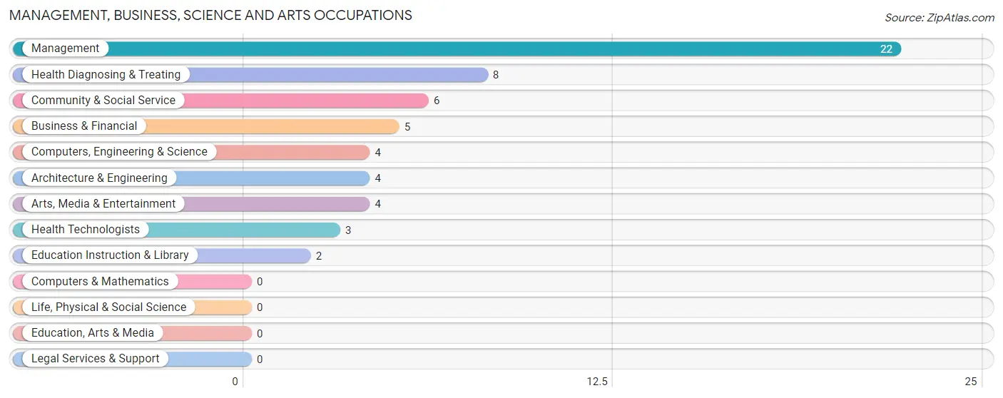 Management, Business, Science and Arts Occupations in Patterson