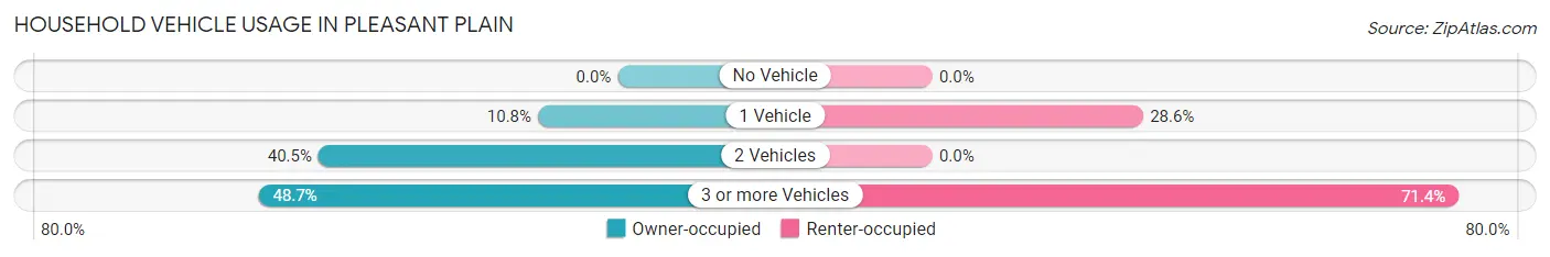 Household Vehicle Usage in Pleasant Plain