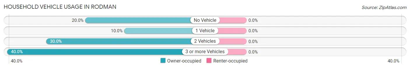 Household Vehicle Usage in Rodman