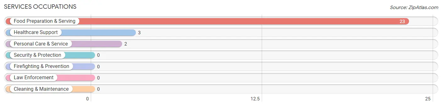 Services Occupations in Seymour