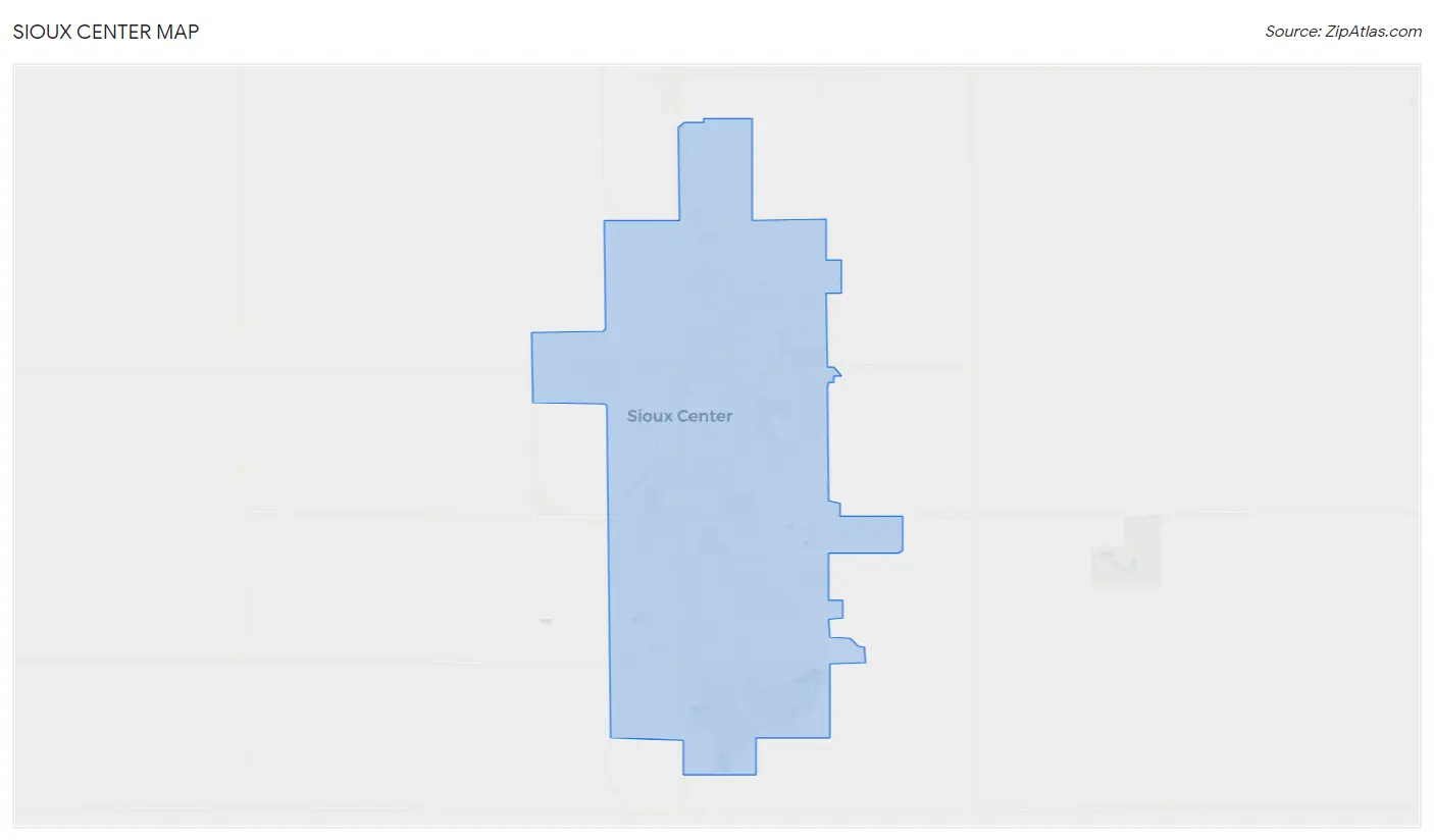 Sioux Center Map
