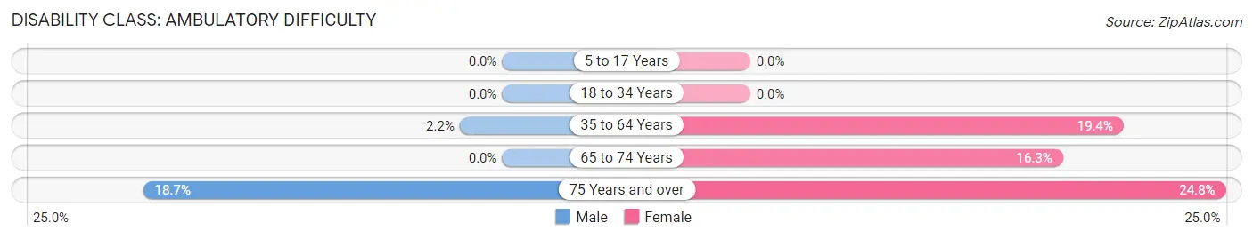 Disability in Sumner: <span>Ambulatory Difficulty</span>