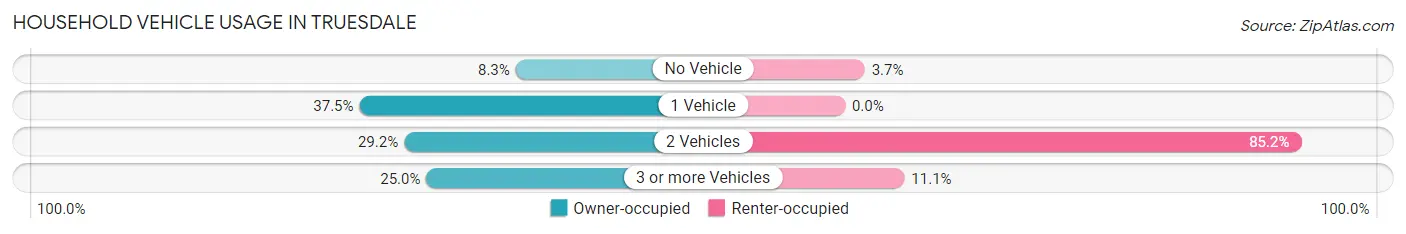 Household Vehicle Usage in Truesdale