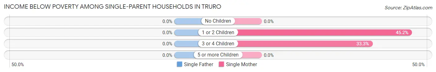 Income Below Poverty Among Single-Parent Households in Truro