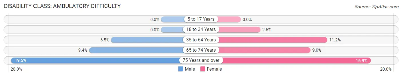 Disability in Garden City: <span>Ambulatory Difficulty</span>