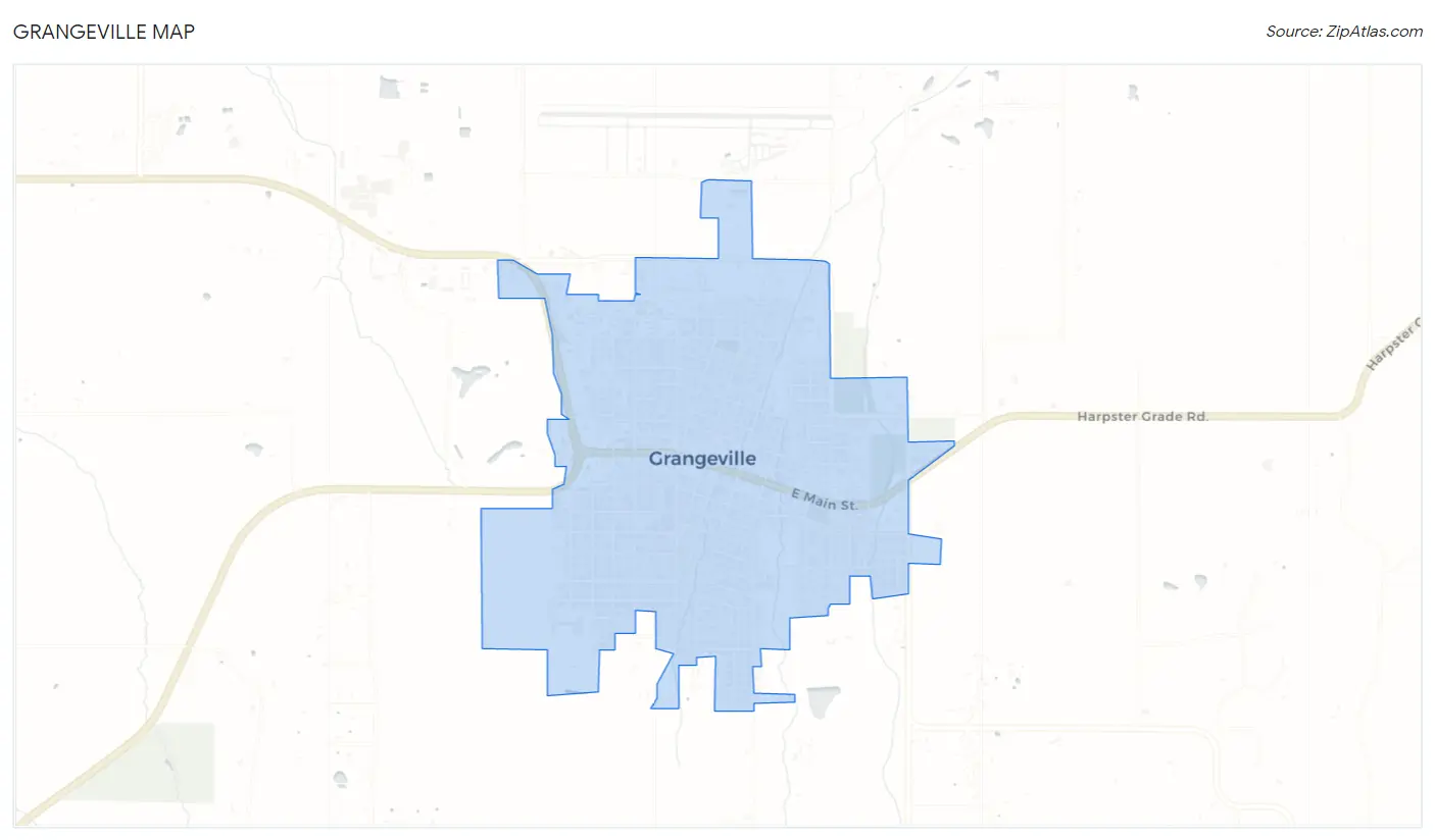 Grangeville Map
