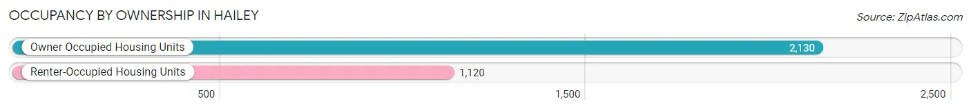 Occupancy by Ownership in Hailey