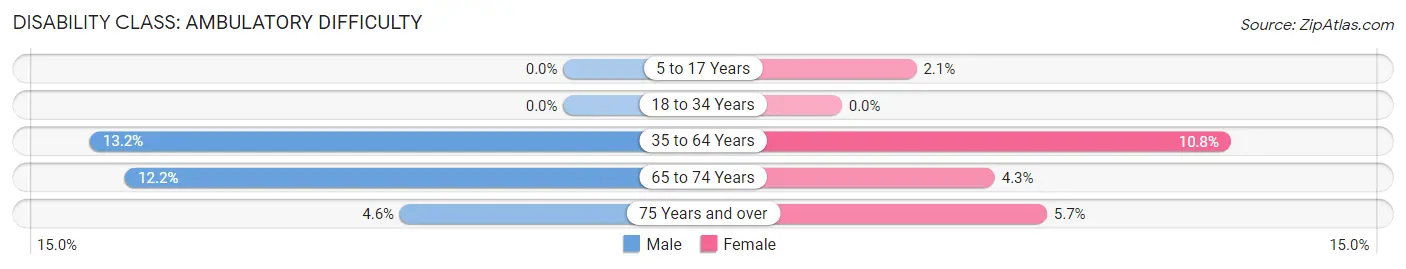 Disability in Horseshoe Bend: <span>Ambulatory Difficulty</span>