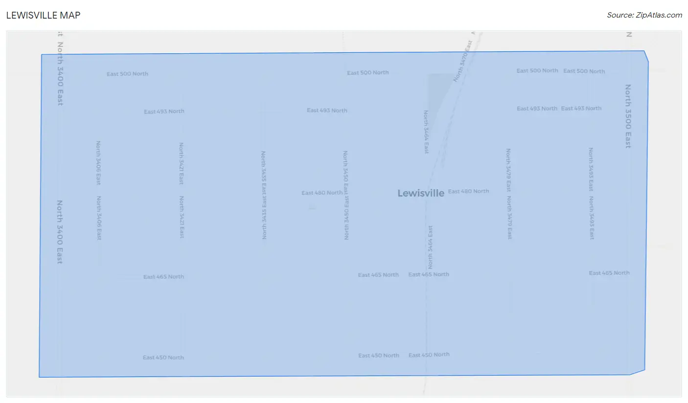Lewisville Map