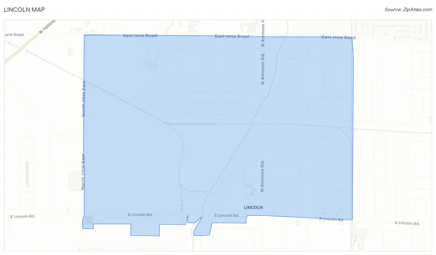 Lincoln Map