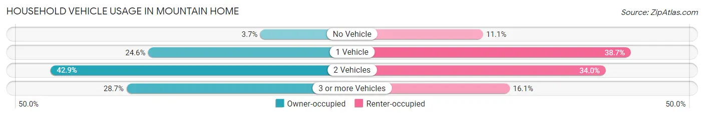 Household Vehicle Usage in Mountain Home