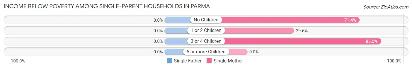 Income Below Poverty Among Single-Parent Households in Parma