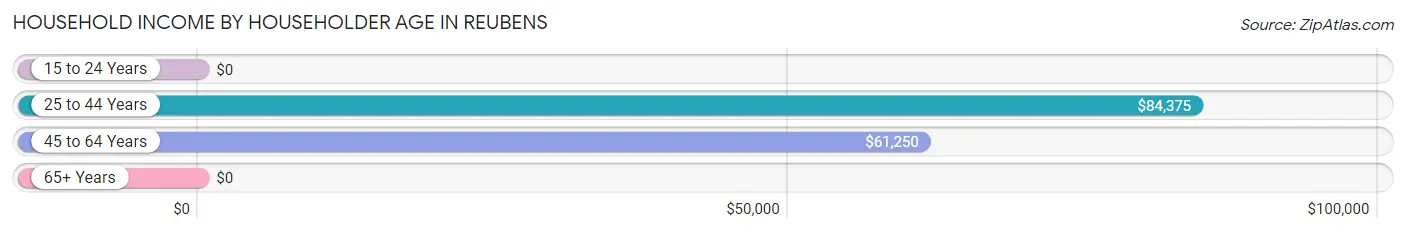 Household Income by Householder Age in Reubens