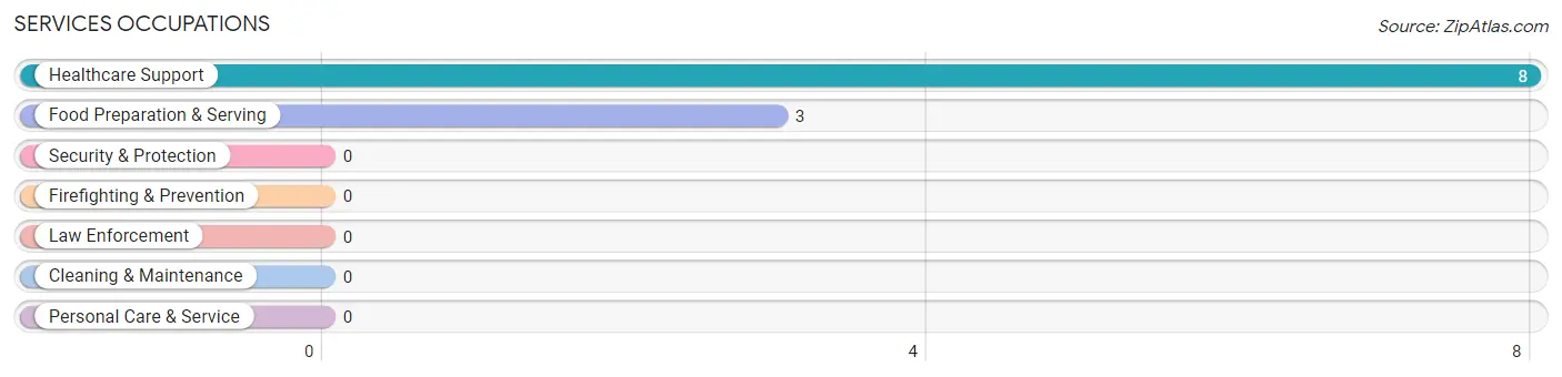 Services Occupations in Reubens