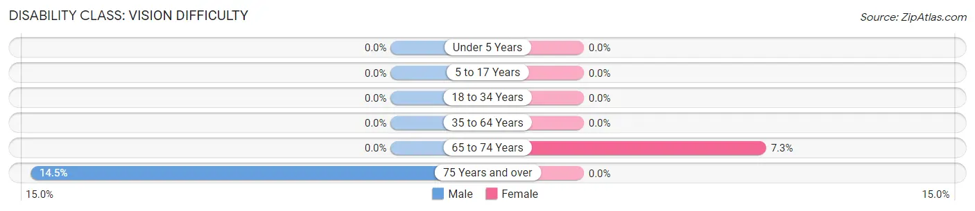 Disability in Sun Valley: <span>Vision Difficulty</span>