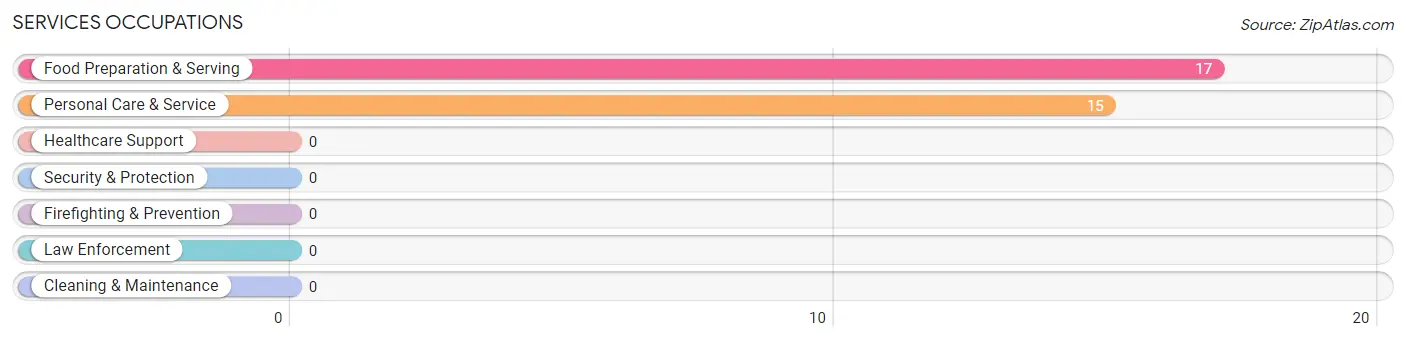 Services Occupations in Argyle