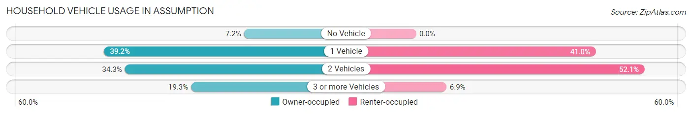 Household Vehicle Usage in Assumption
