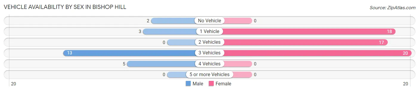 Vehicle Availability by Sex in Bishop Hill