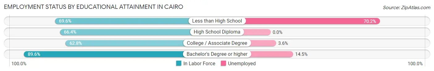 Employment Status by Educational Attainment in Cairo