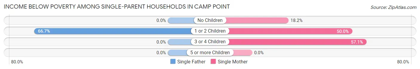 Income Below Poverty Among Single-Parent Households in Camp Point