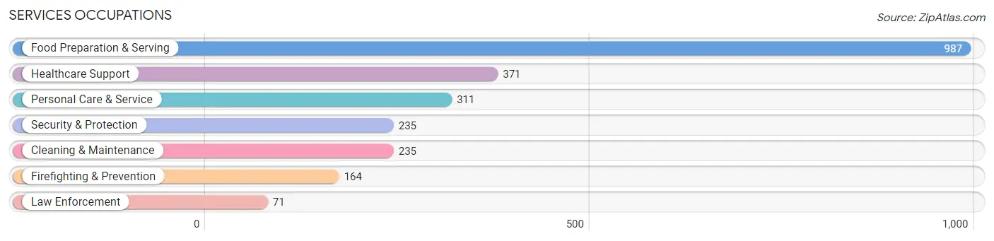 Services Occupations in Carbondale