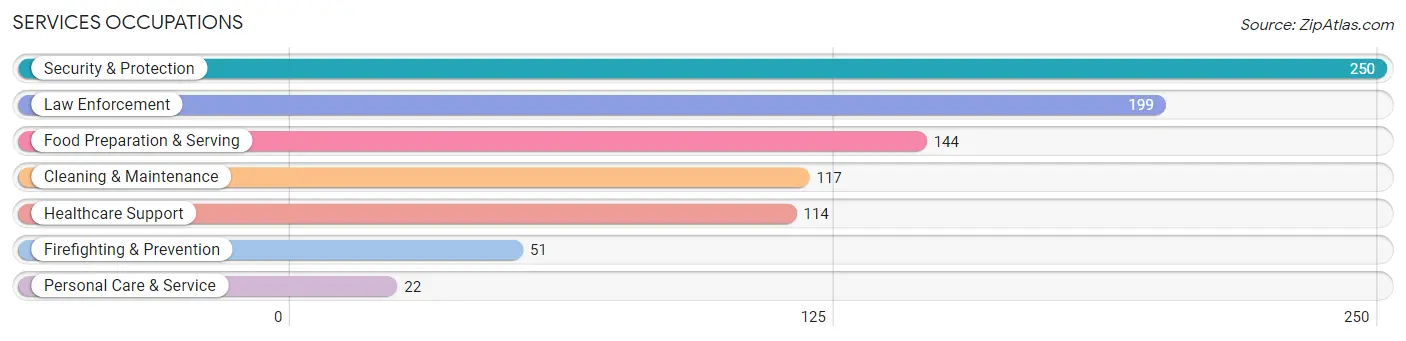 Services Occupations in Chester