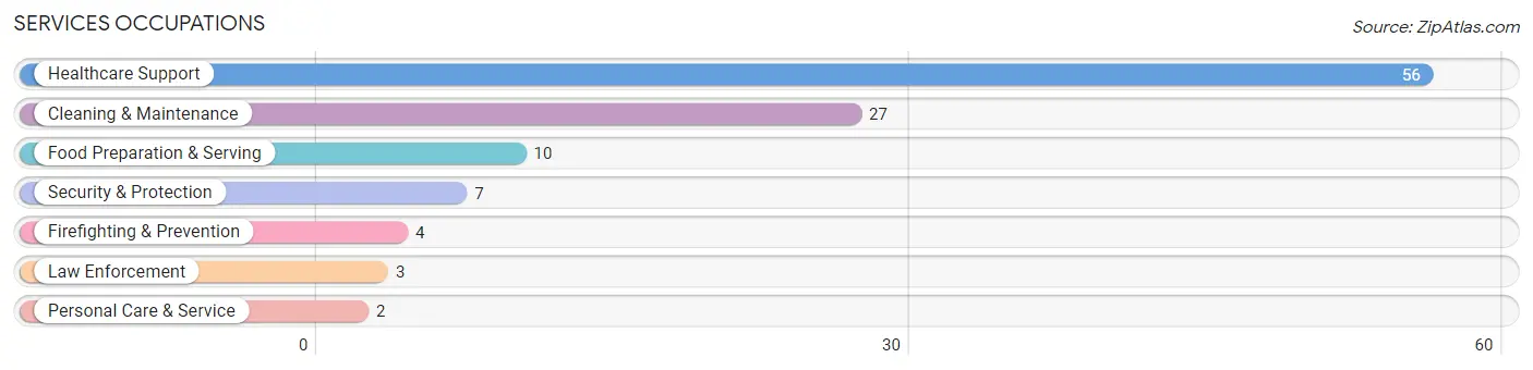 Services Occupations in Chrisman