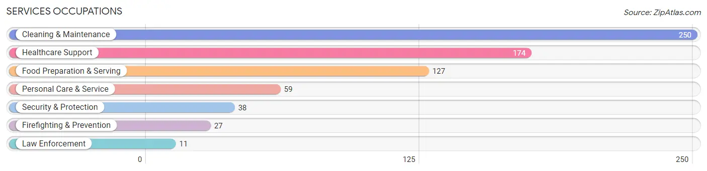 Services Occupations in Clinton