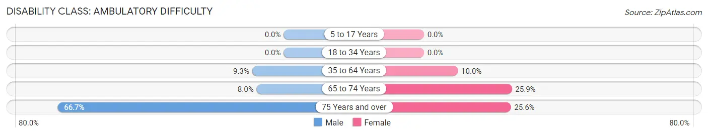 Disability in Coffeen: <span>Ambulatory Difficulty</span>